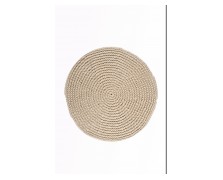 RING 160X160 ΤΑΠ.ROUND COTTON ΙΝΔΙΑΣ