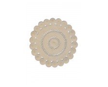 CORAL 160Χ160 ΤΑΠ.ROUND COTTON ΙΝΔΙΑΣ